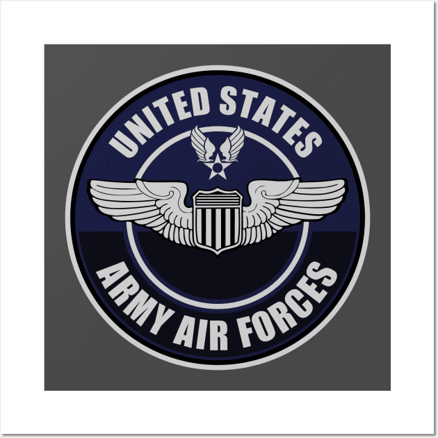 United States Army Air Forces Wall Art by Tailgunnerstudios